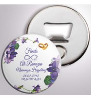 Hediyelik Yüzüklü Nişan Hatırası Magnet