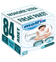 Molfix Premium Bebek Bezi Beden:5 (11-18KG) Junior 84 Adet Ekonomik Ultra Fırsat Pk