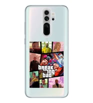 Redmi Note 8 Pro Uyumlu Breaking Bad Gta Tasarımlı Şeffaf Telefon Kılıfı