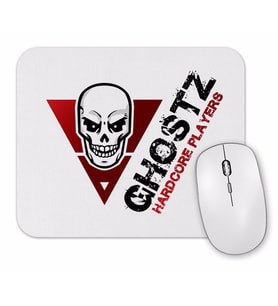Ghostz Logo Preta Mouse Pad