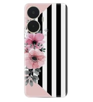 Realme C55 Kılıf Resimli Desenli Baskılı Silikon Flowers 4 1390