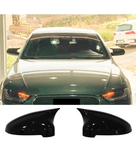 Audi A4 B9 Batman Yarasa Ayna Kapağı Piona Black ABS 2016-2021