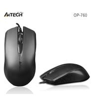 A4 TECH OP-760 USB SİYAH V-TRACK 1000 DPI MOUSE