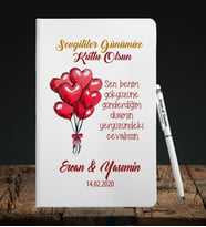 Sevgililer Gününe Özel Defter Kalem Seti 28
