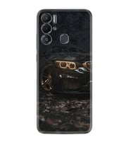 Tecno Pova Neo Kılıf Silikon Desen Özel Seri Black Car 1768
