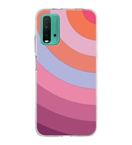 Xiaomi Poco M3 Uyumlu Kapak  Renk Cümbüşü Tasarımlı Şeffaf Silikon Kılıf