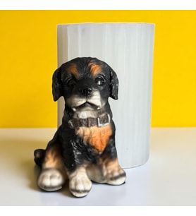 Köpek Model Heykel Silikon Kalıp