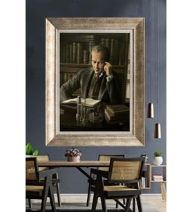 Gümüş Çerçeveli Atatürk Tablo ds303