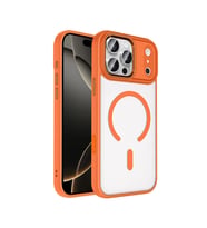 Apple iPhone 18 Pro Max Kılıf Wireless Şarj Özellikli Zore Krom M-safe Silikon Kapak
