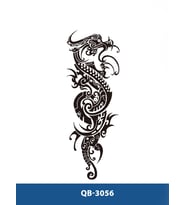 QB-3056 ETNİK EJDERHA DESEN GEÇİCİ KOL DÖVMESİ-TATTO