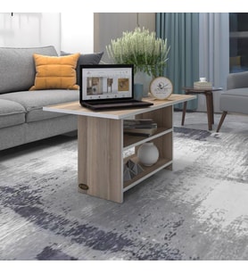 Kenzlife orta salon sehpası hamburg crd 045*090*50 yemek masası (Karışık)