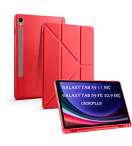 Samsung Galaxy Tab S10 Lite S10 FE S9 FE S9 11inç Kılıf Kalem Bölmeli Trifolding