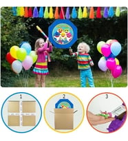 Pinyata İyiki Doğdun kırmızı 42cm ahşap sop.püsk