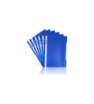 Assis 7729 A4 Mavi Plastik Telli Dosya - 50'li Paket