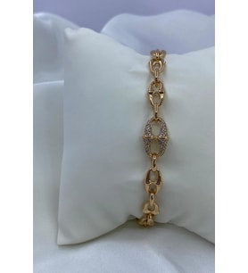 GOLD ZİRKON ENRİCO LUXURY BİLEKLİK