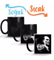 Atatürk 02 Sihirli Kupa Bardak Porselen