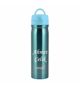 İsme Özel Termos 350Ml. Trendix Pastel Mavi
