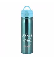 İsme Özel Termos 350Ml. Trendix Pastel Mavi