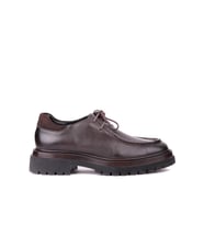 Shoetyle - Kahverengi Hakiki Deri Bağcıklı Günlük Erkek Ayakkabı 115-K600
