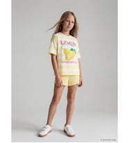 LCW Kids Sarı Cinnamoroll Baskılı Kız Çocuk Tişört