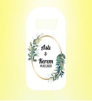 Düğün Nişan Nikah İsimli Magnet Açacak Kişiye Özel