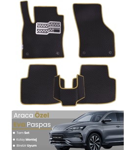 Byd Seal U Dm-i Uyumlu EVA Paspas Tam Set – Araca Özel Tasarım, Su Geçirmez, Hızlı ve Kolay Montaj