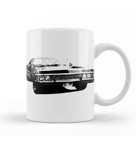 Supernatural 1967 Impala Kupa Bardak Porselen