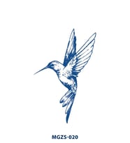 MGZS-020 YARI KALICI SİNEK KUŞU DESEN DÖVME-TATTO