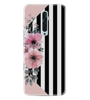 Oppo Reno 2Z 4 Lite 4 Pro 5 6 7 A31 Kılıf Desemli Silikon Flowers 4 1390