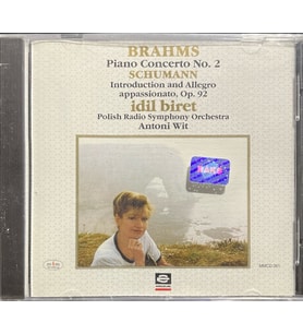 (Plak Değildir CD dir) CD İdil Biret Brahms Shumann Açılmamış Ambaladında CD (Karışık)