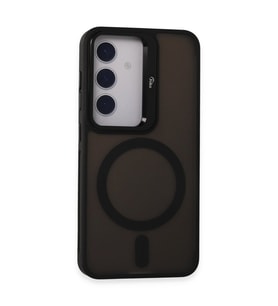 Joko Samsung Galaxy S24 Flet Lens Magsafe Kapak - Siyah