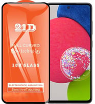 Samsung Uyumlu Galaxy A52S Ekran Koruyucu 21D Tam Kaplayan Kavisli