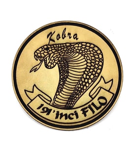 191 FİLO Deri PEÇ - Arma - Askeri Patch