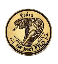 191 FİLO Deri PEÇ - Arma - Askeri Patch