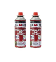 Big Fire Power 227gr Valfli Gaz Kartuşu İkili Set