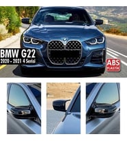 Bmw G22 Yarasa Ayna Kapağı Batman Parlak Siyah Piano Black