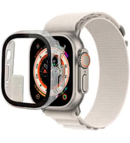 Apple Watch Ultra 1/2/3 49mm ile Uyumlu Full Kasa Korumalı Ekran Koruyucu
