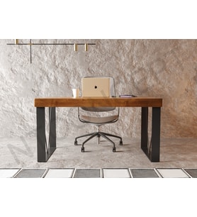Lilien Ntconcept Masif Ağaç Çalışma Masası(75cm-120cm)