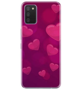 Kılıfland Samsung Galaxy A02S Kılıf Silikon Resimli Kapak Watercolor Love Stok 278