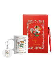 Sevgililer Gününe Özel Kırmızı Defter Kalem Kupa & Süblimasyon Anahtarlık Hediye Seti 6