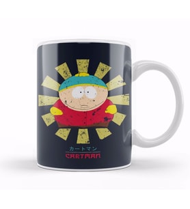 South Park Cartman Retro Japanese Kupa Bardak Porselen