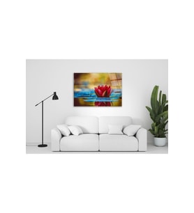 Gül Cam Tablo 50x70 cm