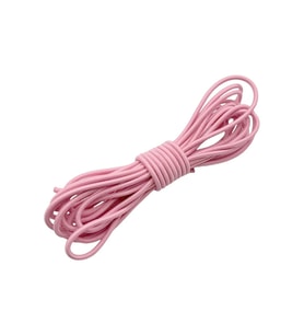 Pembe 5 Metre 2 mm Yuvarlak Lastik