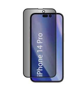 Apple iPhone 14 Pro Uyumlu Zore Kor Privacy Cam Ekran Koruyucu (Siyah)