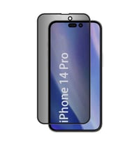 Apple iPhone 14 Pro Uyumlu Zore Kor Privacy Cam Ekran Koruyucu (Siyah)
