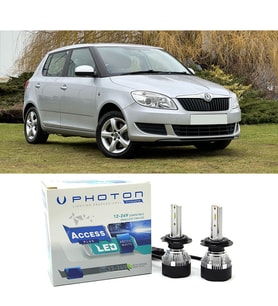 Skoda Fabia 2 Kısa Far Ampulü H7 Access Yeni Seri Beyaz 2007-2014