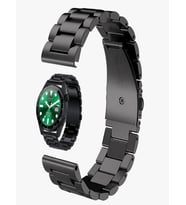 SEKODA Huawei Watch Gt Gt2 Gt2 Pro Classicc Çelik Metal Kordon 46 MM (Siyah)