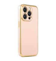 Lexroo iPhone 14 Pro Max Kılıf Bark Kılıf - Rose Gold
