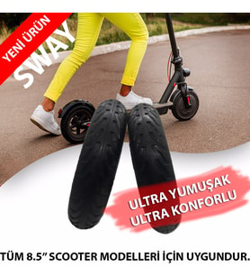  Xiaomi 8.5 İnç Elektrikli Scooter Dolgu PATLAMAZ Lastik Sway