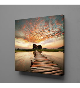 İSKELE KANVAS TABLO 200x200cm